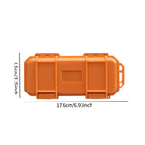Maxbell EDC Tool Case Box Organizer Multifunctional Lightweight 17.6x8.5cm Dustproof Orange