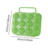 Maxbell Camping Egg Holder Egg Carriage Egg Container for Hiking Camping Backpacking Green