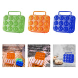Maxbell Camping Egg Holder Egg Carriage Egg Container for Hiking Camping Backpacking Green