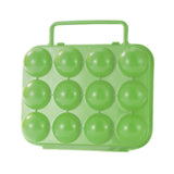 Maxbell Camping Egg Holder Egg Carriage Egg Container for Hiking Camping Backpacking Green