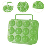 Maxbell Camping Egg Holder Egg Carriage Egg Container for Hiking Camping Backpacking Green