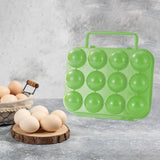 Maxbell Camping Egg Holder Egg Carriage Egg Container for Hiking Camping Backpacking Green