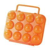 Maxbell Camping Egg Holder Egg Carriage Egg Container for Hiking Camping Backpacking Orange