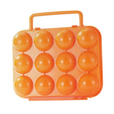Maxbell Camping Egg Holder Egg Carriage Egg Container for Hiking Camping Backpacking Orange