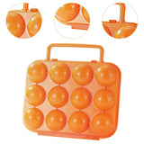 Maxbell Camping Egg Holder Egg Carriage Egg Container for Hiking Camping Backpacking Orange
