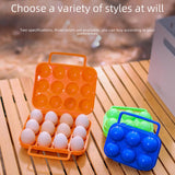 Maxbell Camping Egg Holder Egg Carriage Egg Container for Hiking Camping Backpacking Orange