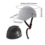 Maxbell Baseball Bump Hat Shockproof Men Baseball Cap for Hiking Backpacking Cycling Gray