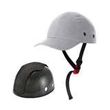 Maxbell Baseball Bump Hat Shockproof Men Baseball Cap for Hiking Backpacking Cycling Gray