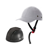 Maxbell Baseball Bump Hat Shockproof Men Baseball Cap for Hiking Backpacking Cycling Gray