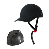 Maxbell Baseball Bump Hat Shockproof Men Baseball Cap for Hiking Backpacking Cycling Black