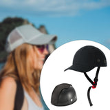 Maxbell Baseball Bump Hat Shockproof Men Baseball Cap for Hiking Backpacking Cycling Black