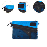Maxbell Carrying Bag Water-resistant Portable Coin Bag for Cycling Fishing Climbing Blue