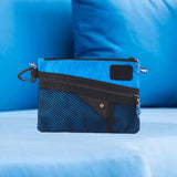 Maxbell Carrying Bag Water-resistant Portable Coin Bag for Cycling Fishing Climbing Blue