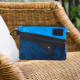 Maxbell Carrying Bag Water-resistant Portable Coin Bag for Cycling Fishing Climbing Blue