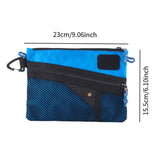 Maxbell Carrying Bag Water-resistant Portable Coin Bag for Cycling Fishing Climbing Blue