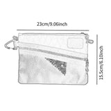 Maxbell Carrying Bag Water-resistant Portable Coin Bag for Cycling Fishing Climbing Yellow