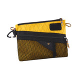 Maxbell Carrying Bag Water-resistant Portable Coin Bag for Cycling Fishing Climbing Yellow