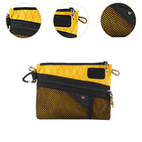 Maxbell Carrying Bag Water-resistant Portable Coin Bag for Cycling Fishing Climbing Yellow