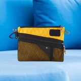 Maxbell Carrying Bag Water-resistant Portable Coin Bag for Cycling Fishing Climbing Yellow