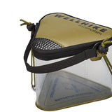 Maxbell Fishing Bucket Fish Bucket Portable Triangular for Camping Gardening Outdoor Green