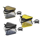 Maxbell Fishing Bucket Fish Bucket Portable Triangular for Camping Gardening Outdoor Green