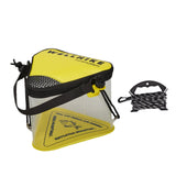 Maxbell Fishing Bucket Fish Bucket Portable Triangular for Camping Gardening Outdoor Yellow
