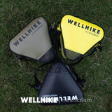 Maxbell Fishing Bucket Fish Bucket Portable Triangular for Camping Gardening Outdoor Black