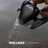 Maxbell Fishing Bucket Fish Bucket Portable Triangular for Camping Gardening Outdoor Black