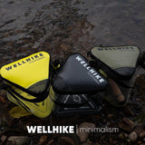 Maxbell Fishing Bucket Fish Bucket Portable Triangular for Camping Gardening Outdoor Black