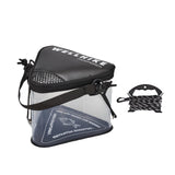 Maxbell Fishing Bucket Fish Bucket Portable Triangular for Camping Gardening Outdoor Black