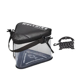 Maxbell Fishing Bucket Fish Bucket Portable Triangular for Camping Gardening Outdoor Black