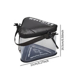 Maxbell Fishing Bucket Fish Bucket Portable Triangular for Camping Gardening Outdoor Black