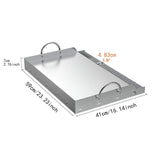 Maxbell Cooking Griddle Nonstick Flat Top Plate Insert for Grill Tailgating Camping