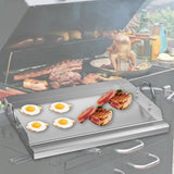 Maxbell Cooking Griddle Nonstick Flat Top Plate Insert for Grill Tailgating Camping