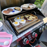 Maxbell Cooking Griddle Nonstick Flat Top Plate Insert for Grill Tailgating Camping