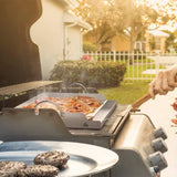 Maxbell Cooking Griddle Nonstick Flat Top Plate Insert for Grill Tailgating Camping