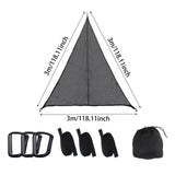 Maxbell Triangle Hammock for Adults Kids Portable Hammock for Hiking Travel Relaxing