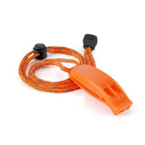 Maxbell 10 Pieces Emergency Whistle Safe Whistle for Kayak Mountain Climbing Camping Orange