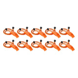Maxbell 10 Pieces Emergency Whistle Safe Whistle for Kayak Mountain Climbing Camping Orange