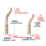 Maxbell 30x Carp Fishing Hook Kickers Outdoor Portable Soft Aligner Fishhook Sleeves Large 23mm