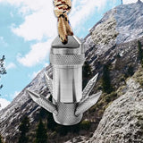 Maxbell Grappling Hook Multipurpose Folding Climbing Claw for Rock Climbing Outdoor 4 Claw