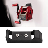Maxbell Sturdy Fishing Reel Holder Organizer Display Stand for Home Garage Tool Room Style B