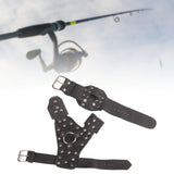 Maxbell Fishing Handguard Set Compact Wear Resistant Metal Buckle Hand Wrist Support