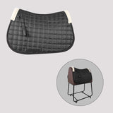 Maxbell Horse Riding Pad Bareback Pad Saddle Seat Comfort Cushion English Saddle Pad Black