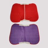 Maxbell Horse Riding Pad Bareback Pad Saddle Seat Comfort Cushion English Saddle Pad Red