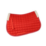 Maxbell Horse Riding Pad Bareback Pad Saddle Seat Comfort Cushion English Saddle Pad Red