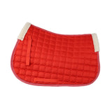 Maxbell Horse Riding Pad Bareback Pad Saddle Seat Comfort Cushion English Saddle Pad Red