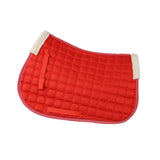 Maxbell Horse Riding Pad Bareback Pad Saddle Seat Comfort Cushion English Saddle Pad Red