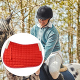 Maxbell Horse Riding Pad Bareback Pad Saddle Seat Comfort Cushion English Saddle Pad Red