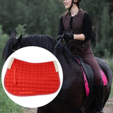 Maxbell Horse Riding Pad Bareback Pad Saddle Seat Comfort Cushion English Saddle Pad Red